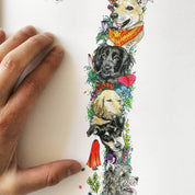 Mapa de Quiltros Chilenos - Lámina - Mappin