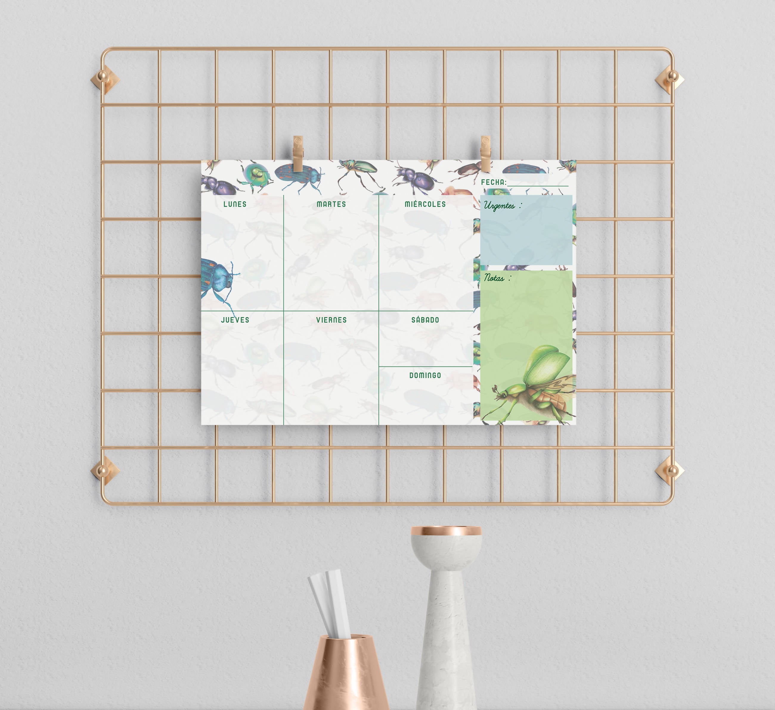 Planer Semanal - Loco x por los escrabajos