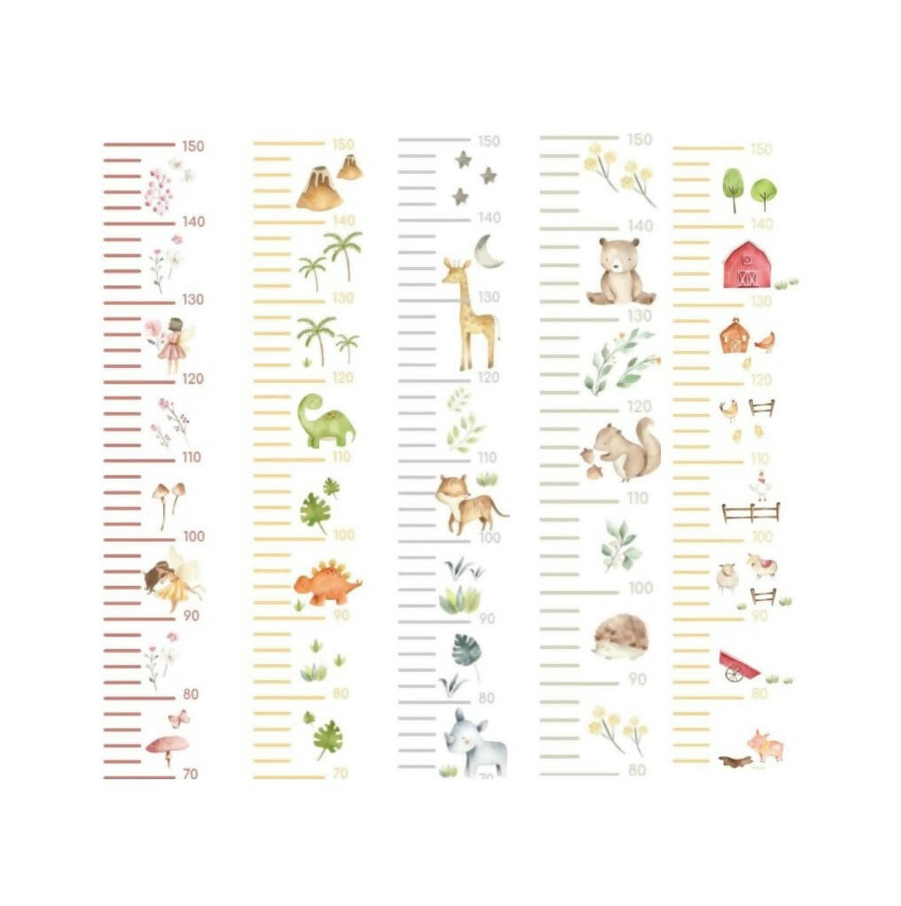 Huincha de medir infantil/Regla de medir altura