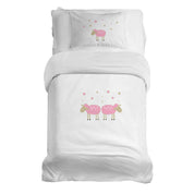 Cubreplumón Ovejita Rosada