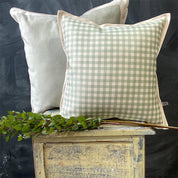 Cojín Cuadrillé Verde - 45 x 45