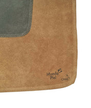 Pechera Cuero Reno Habano "PARRILLERO CHILENO CERTIFICADO"