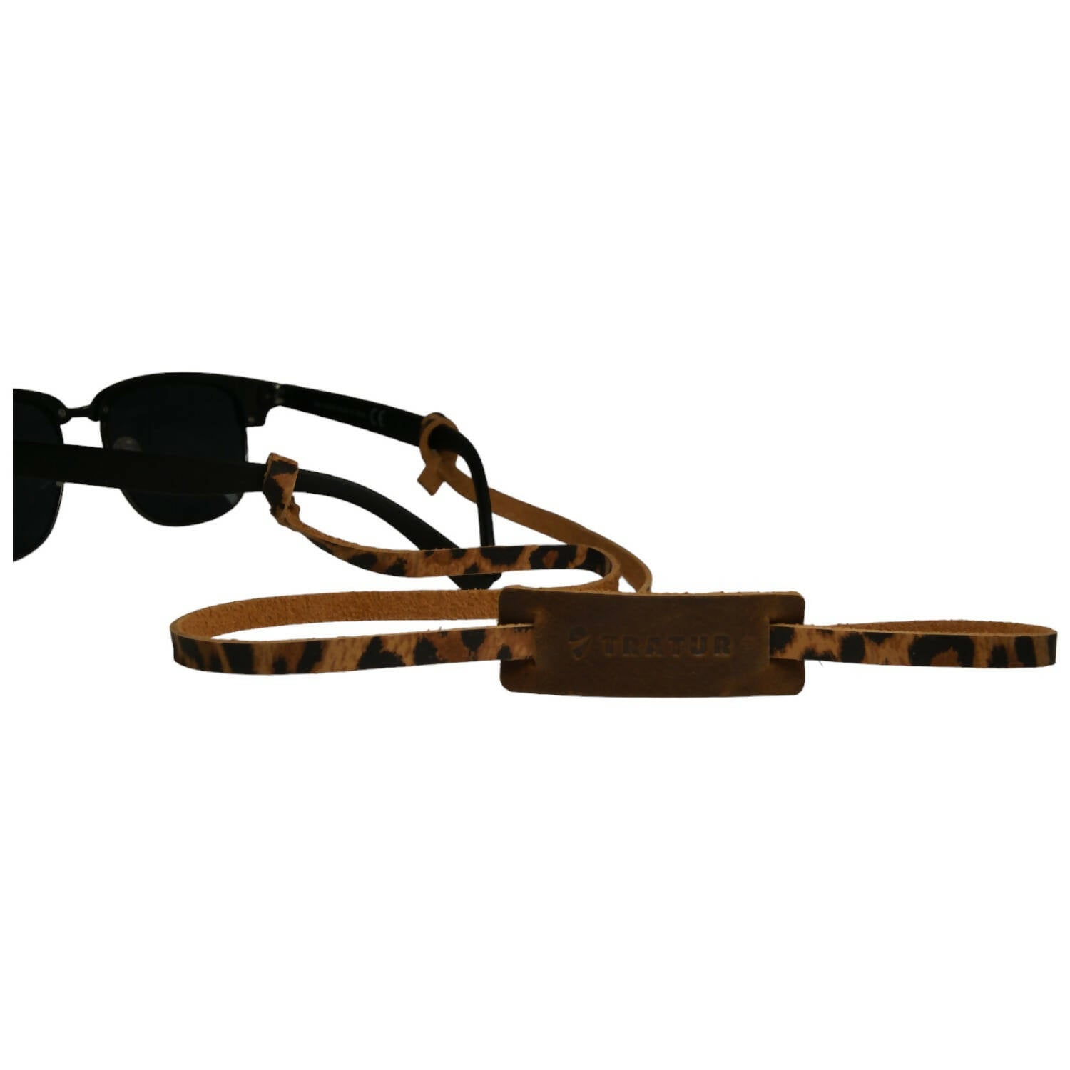 Strap de lentes de cuero Animal Print