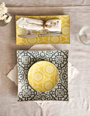 Plato redondo 15 cm, Amarillo