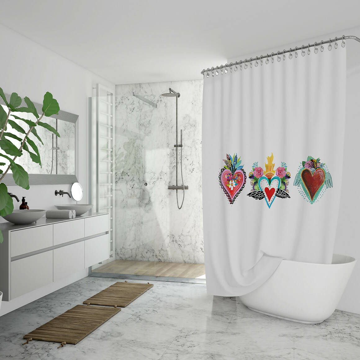 CORTINA DE BAÑO DETENTE / FRIDA