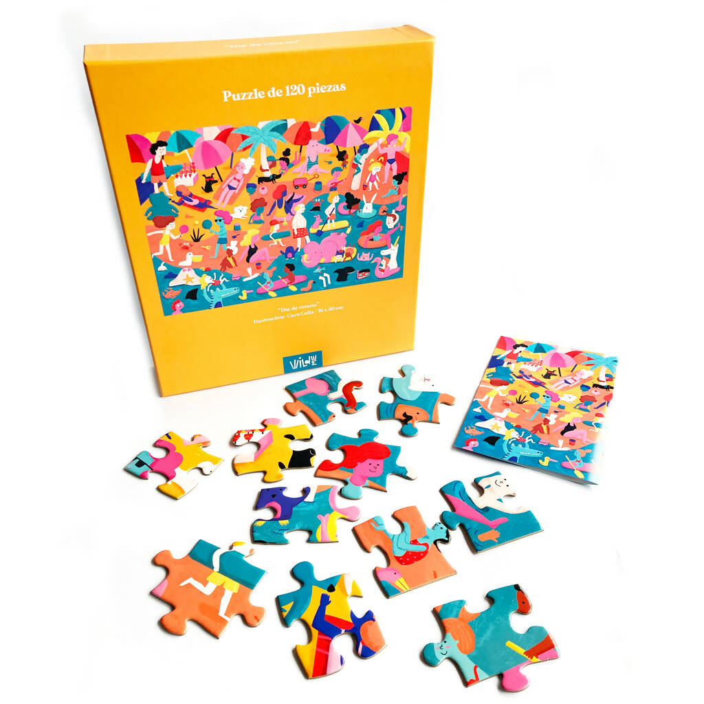Puzzle 120 piezas Playa