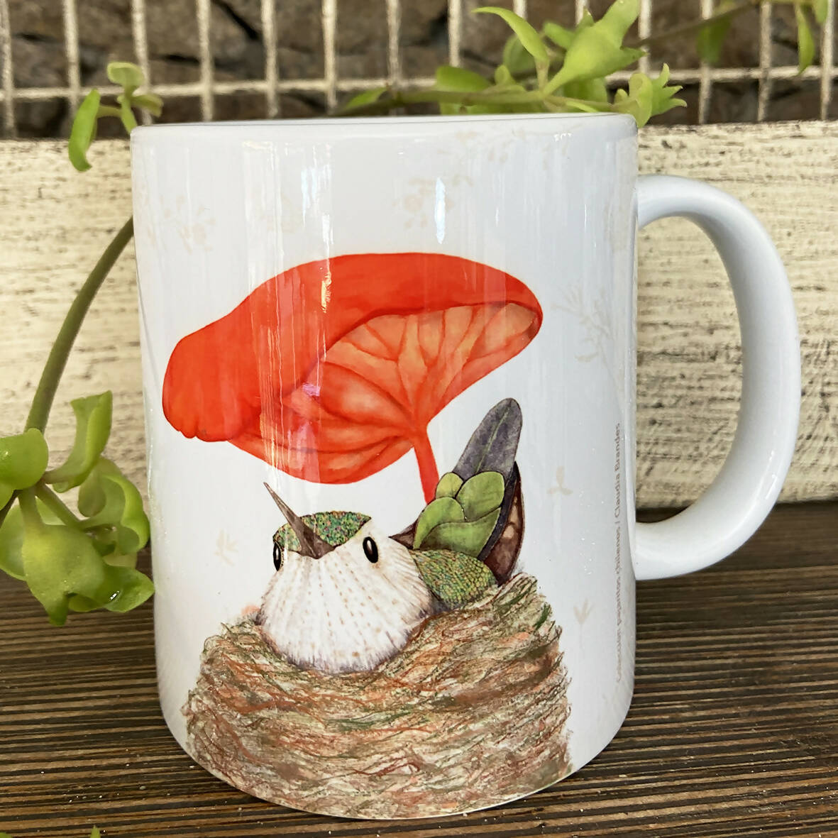 Tazón Picaflor, pajaritos chilenos