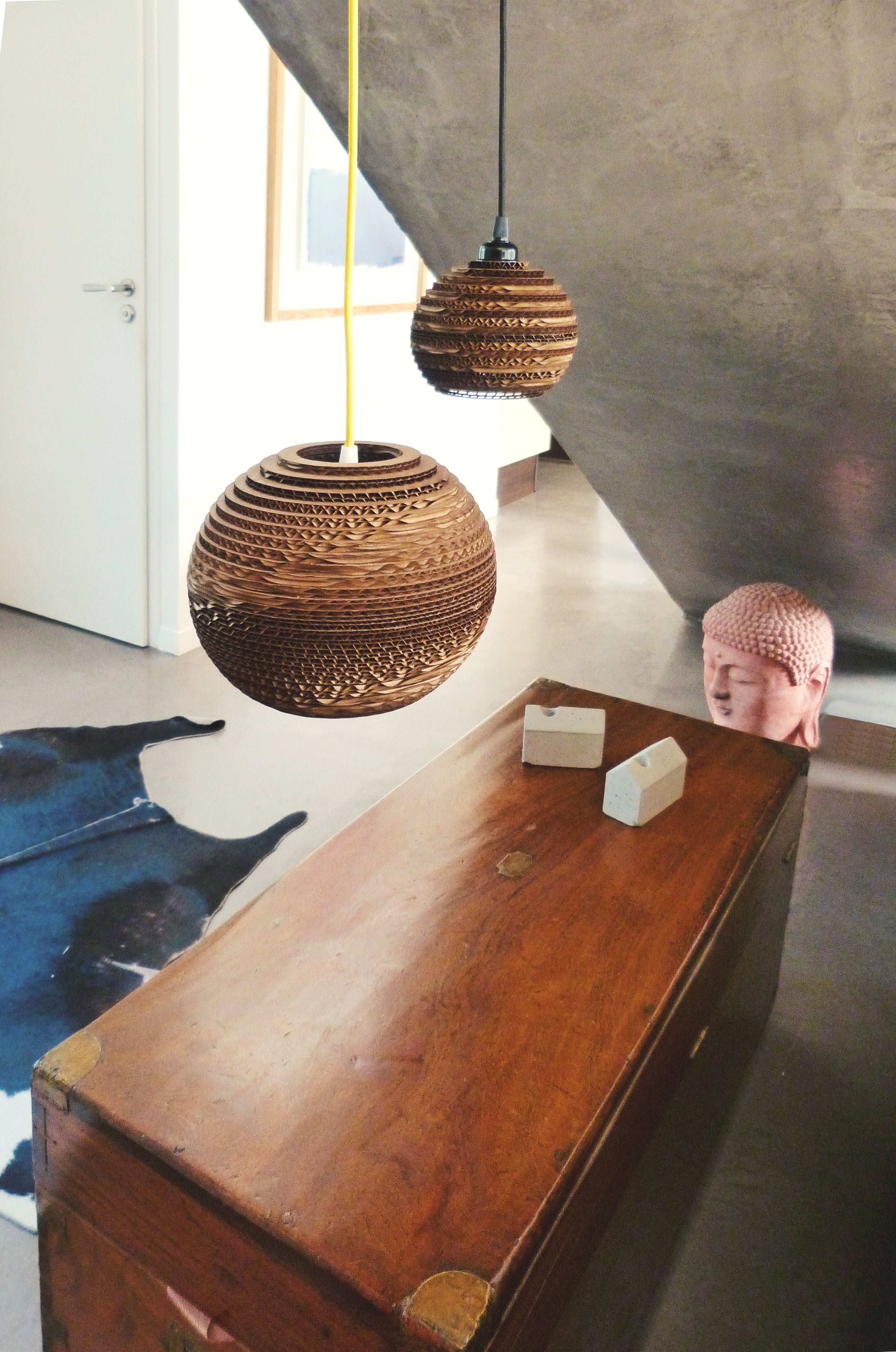 Lámpara Carton corrugado Ared 22