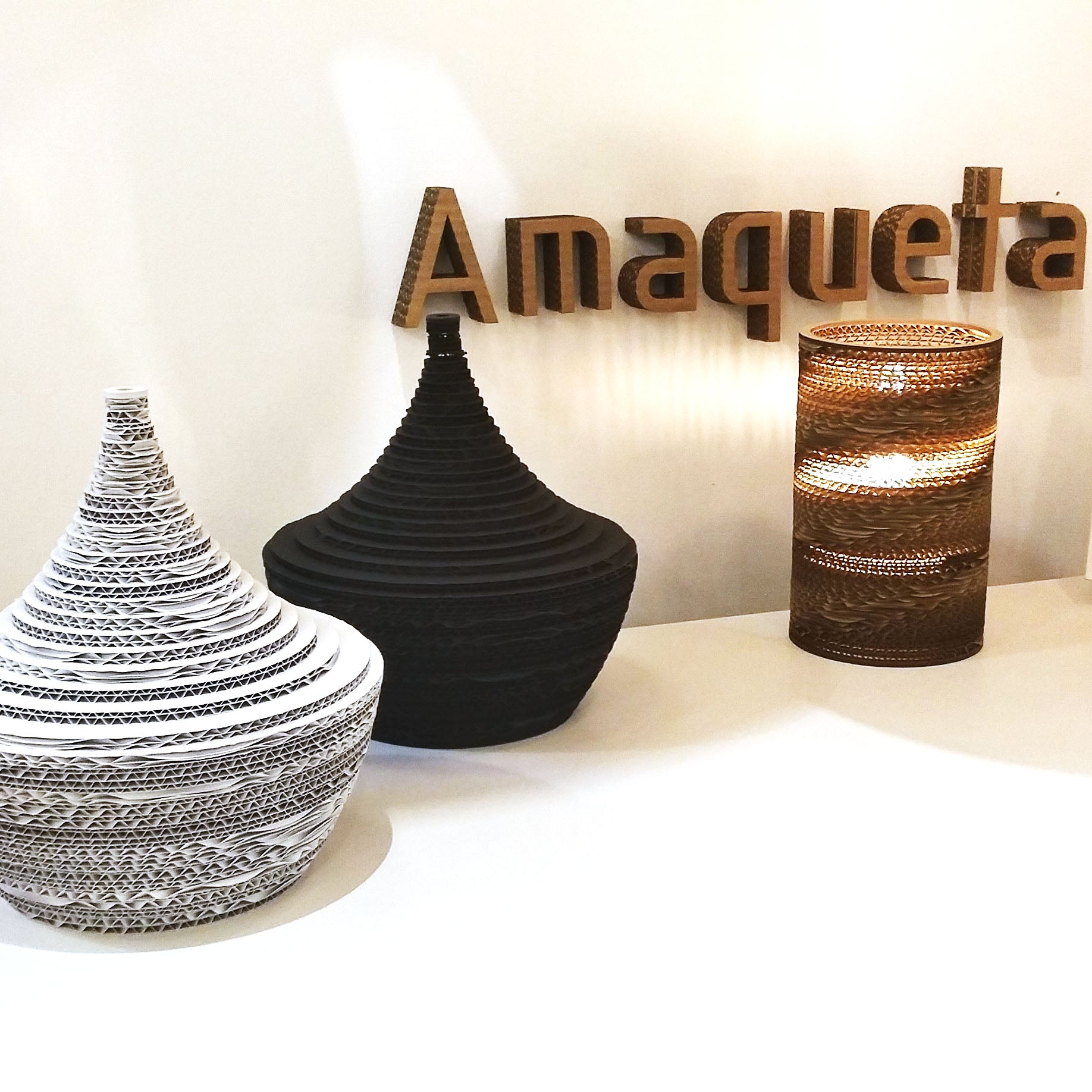 Lámpara Carton corrugado Agor