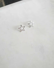 AROS ESTRELLA CONTORNO PLATA