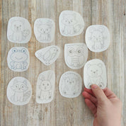 KIT PARCHES PARA BORDAR ANIMALITOS