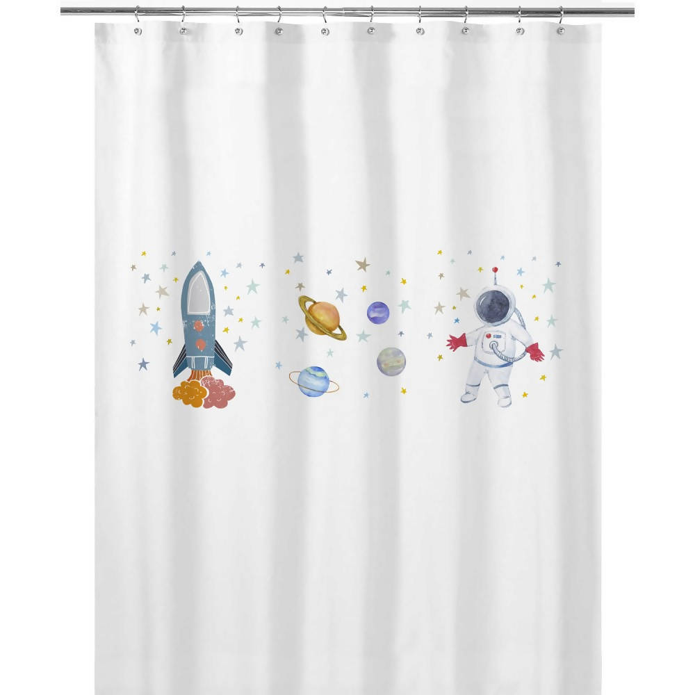 Cortina de baño Espacial