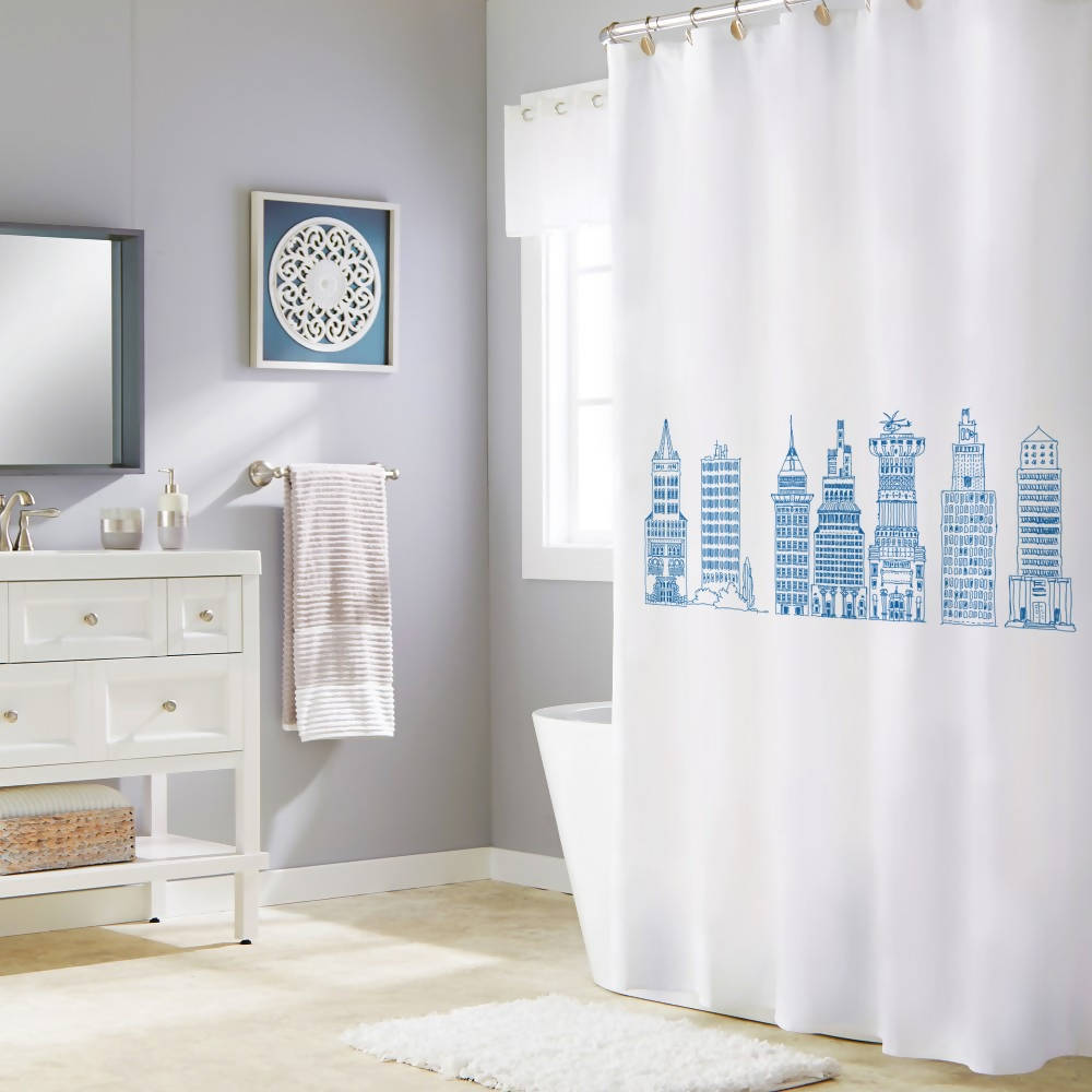 Cortina de baño Edificios