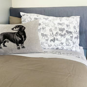 Cojín Black Dachshund - 60 x 40