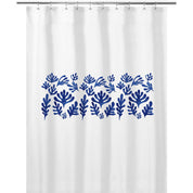 Cortina de Baño Algas Azúl