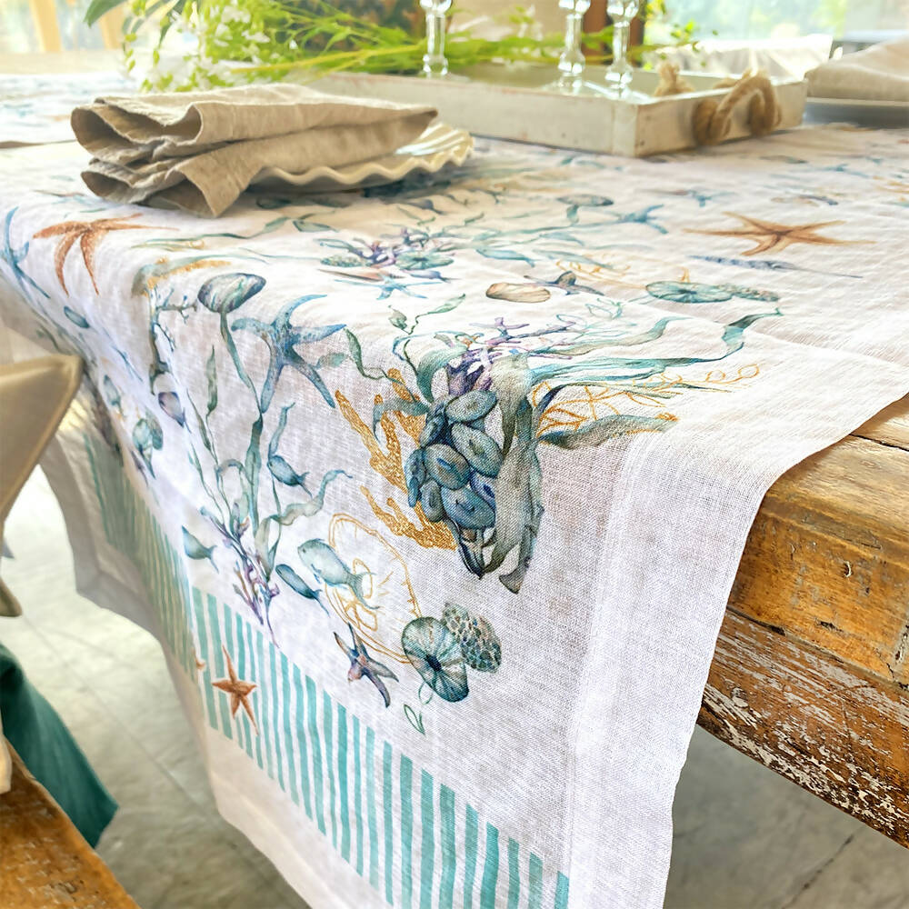 Camino de mesa velo organza Papúa