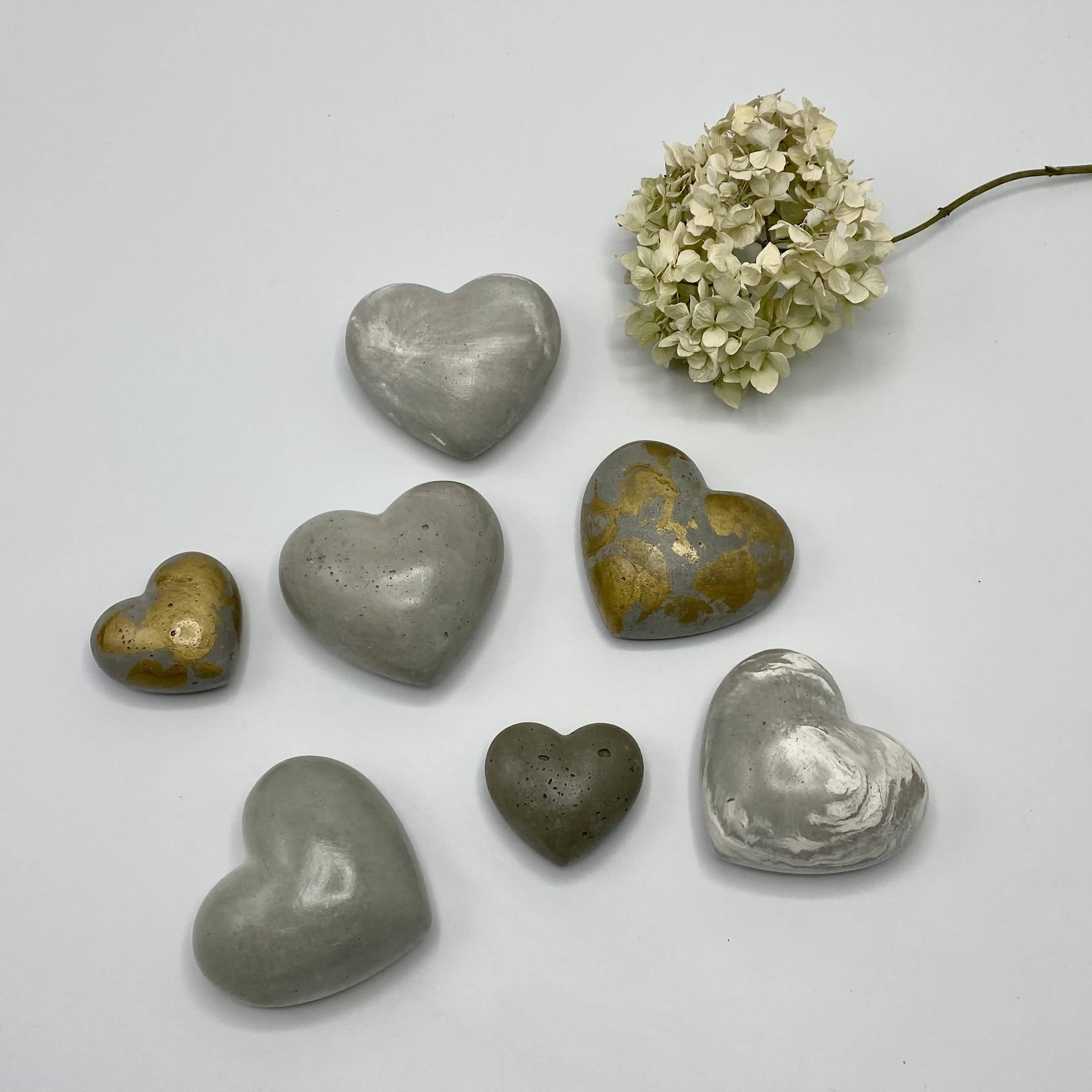 CORAZÓN DE HORMIGÓN MARMOLADO