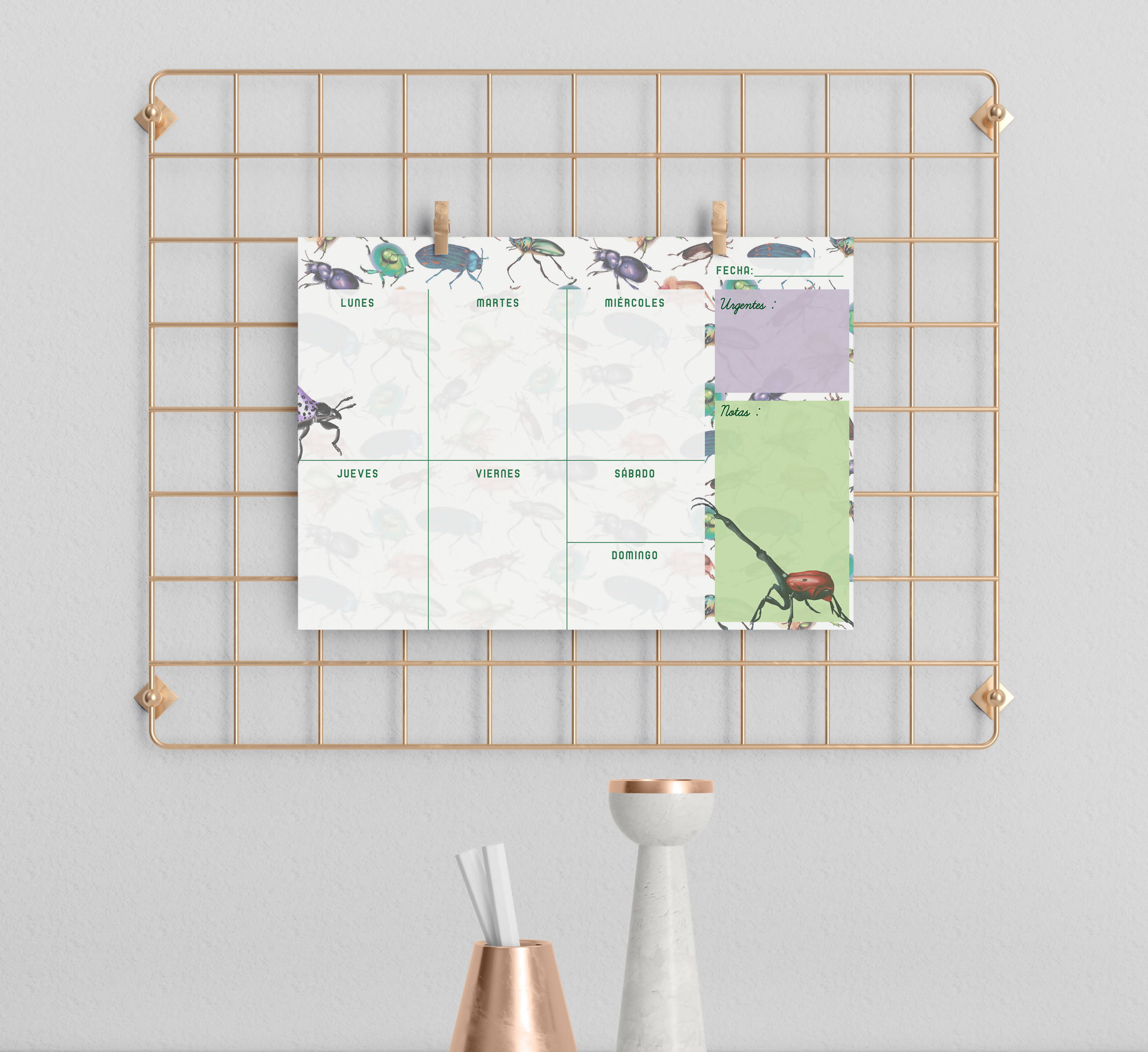 Planer Semanal - Loco x por los escrabajos