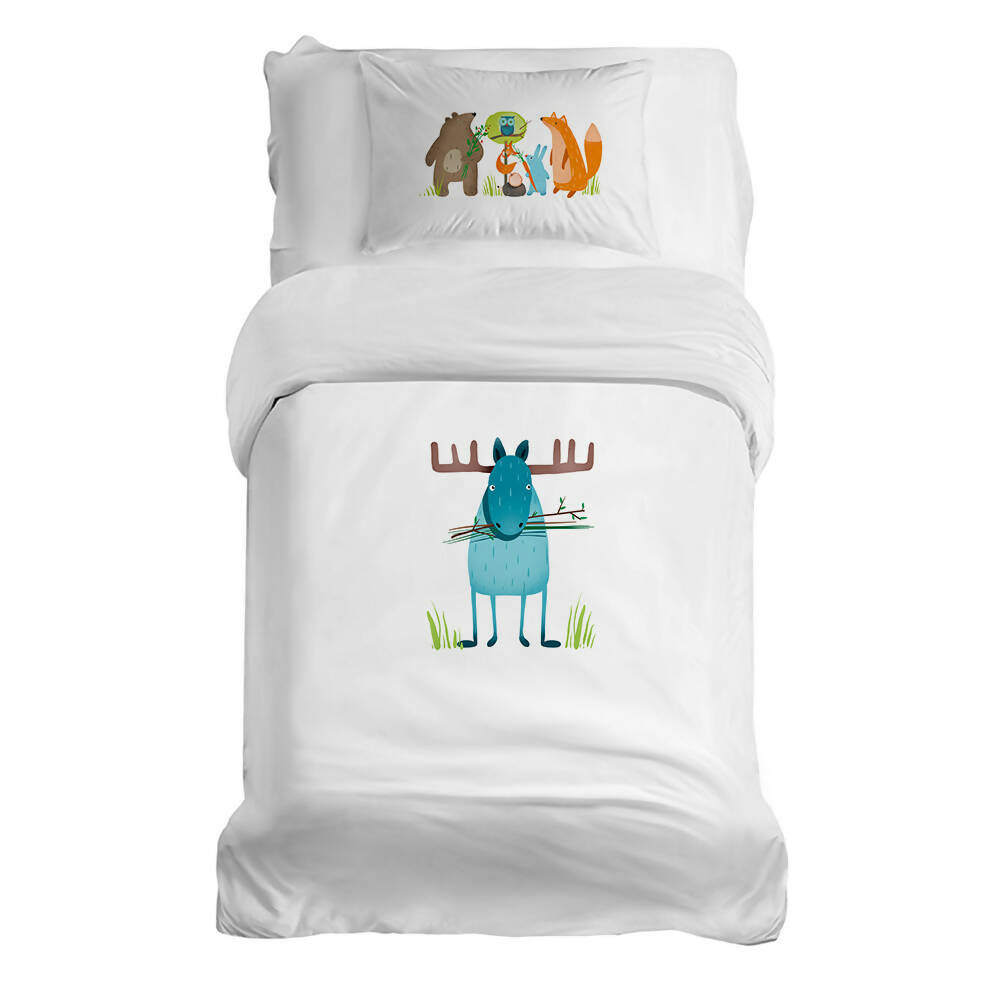 Cubreplumón Alce Azúl