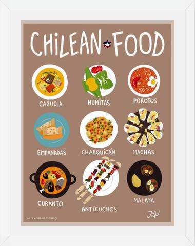(A PEDIDO) Cuadro Chilean Food