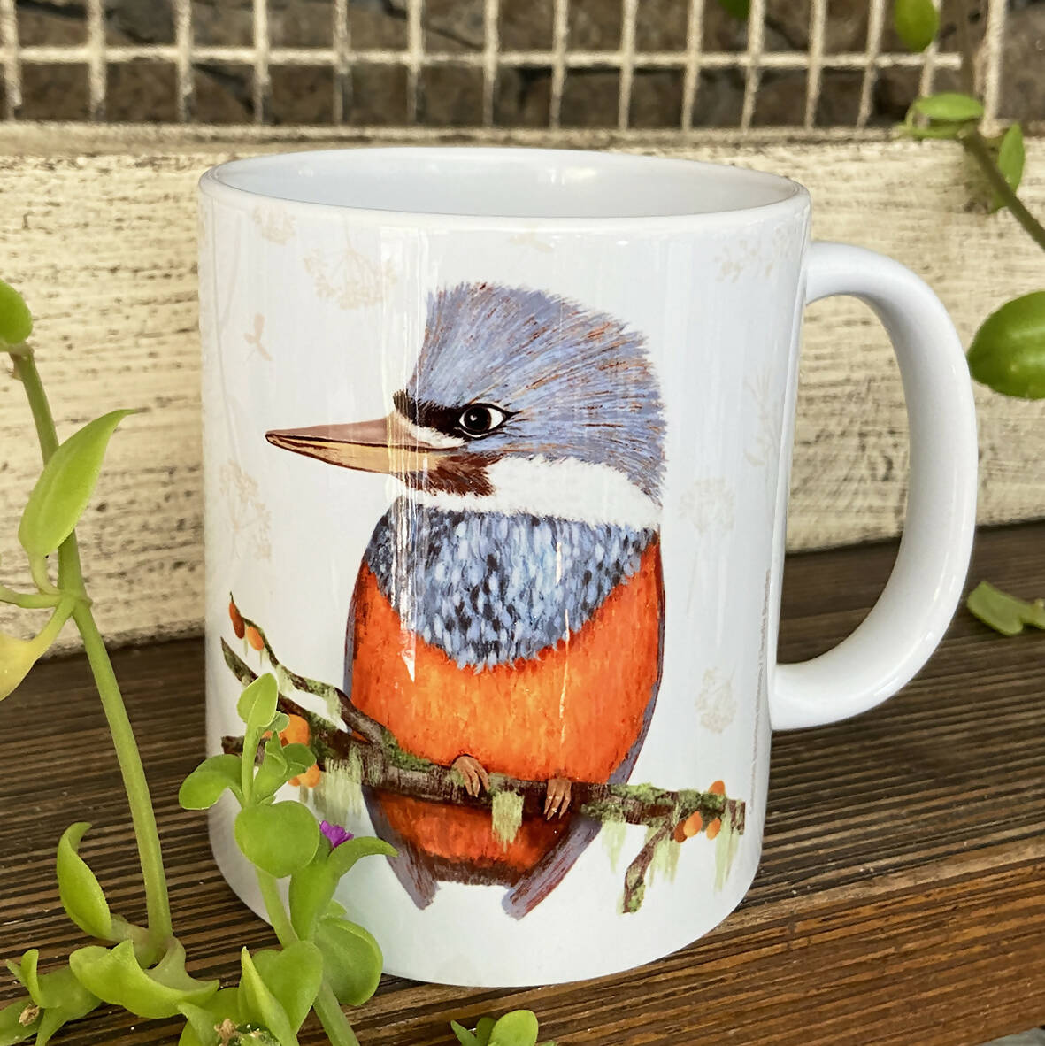 Tazón Martín Pescador, pajaritos chilenos