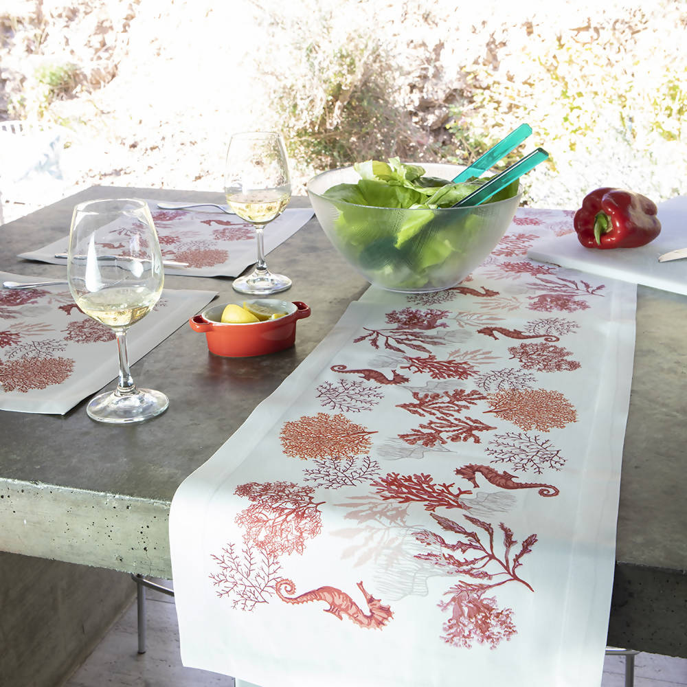 Set de Individuales Caballito de Mar - Impermeables