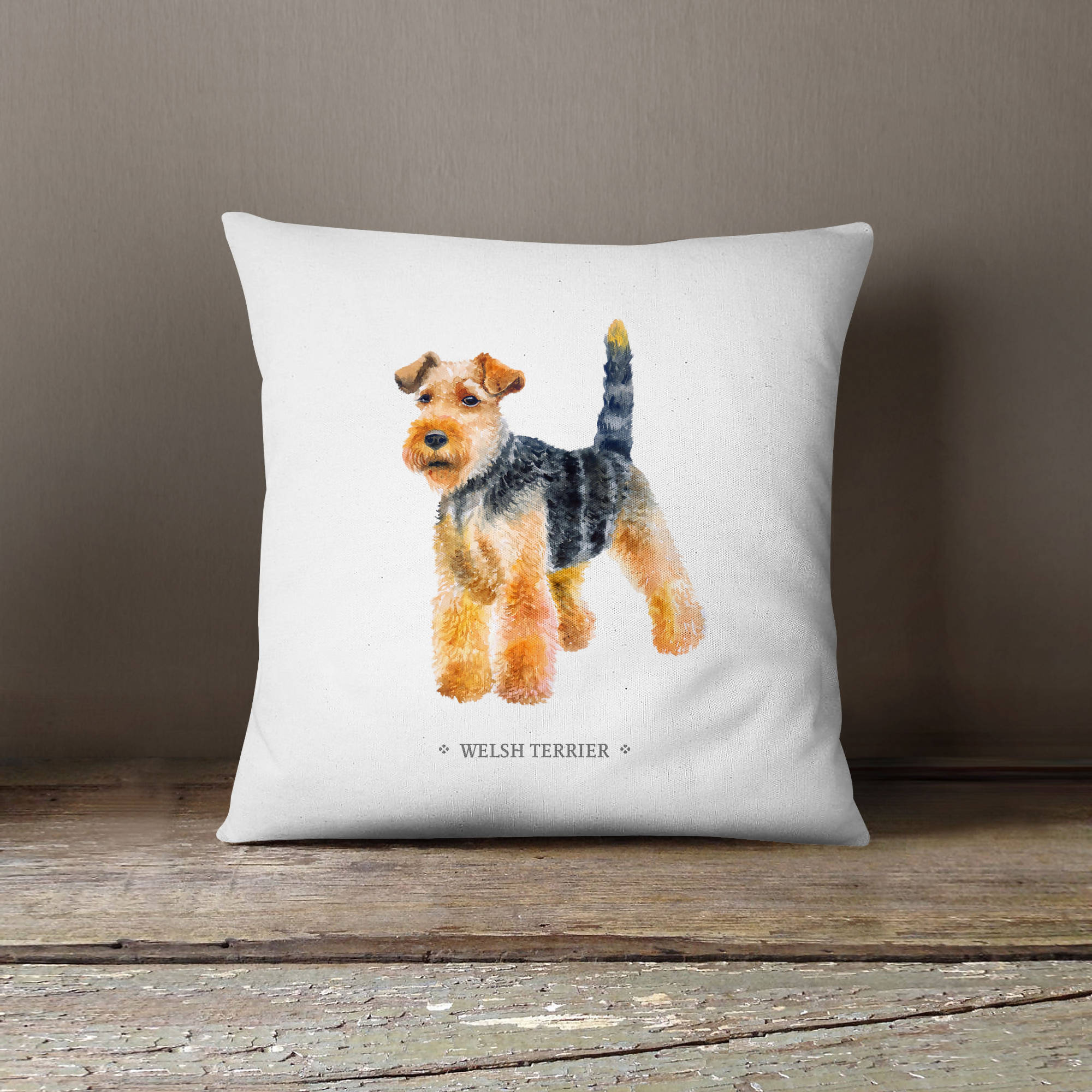Funda cojín Welshterrier