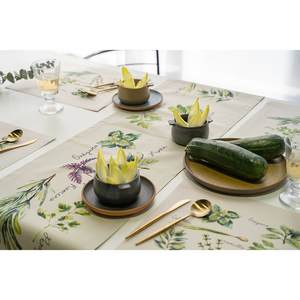 Set de Individuales Hierbas - Impermeables