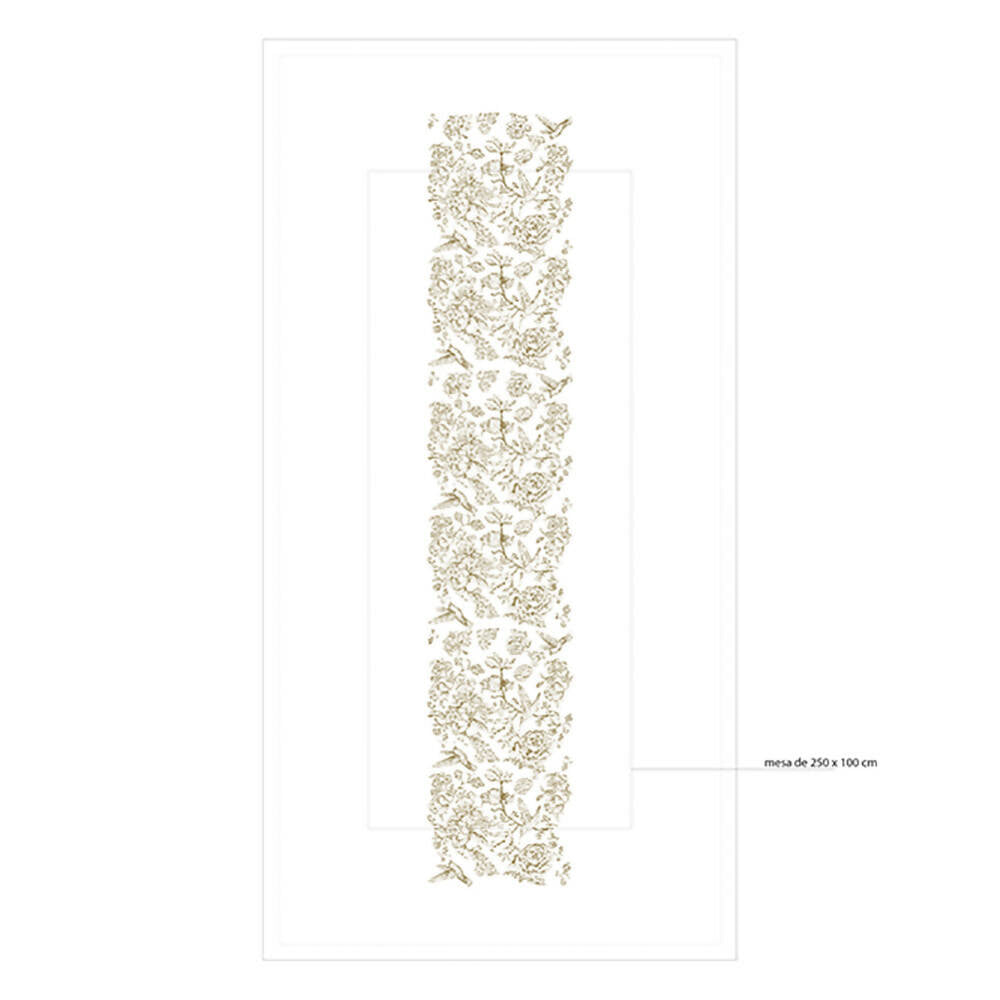 Mantel Colibrí - Velo Organza