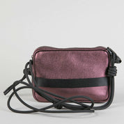 MINIKNOT Bandolera / Rojo Metálico / Negro