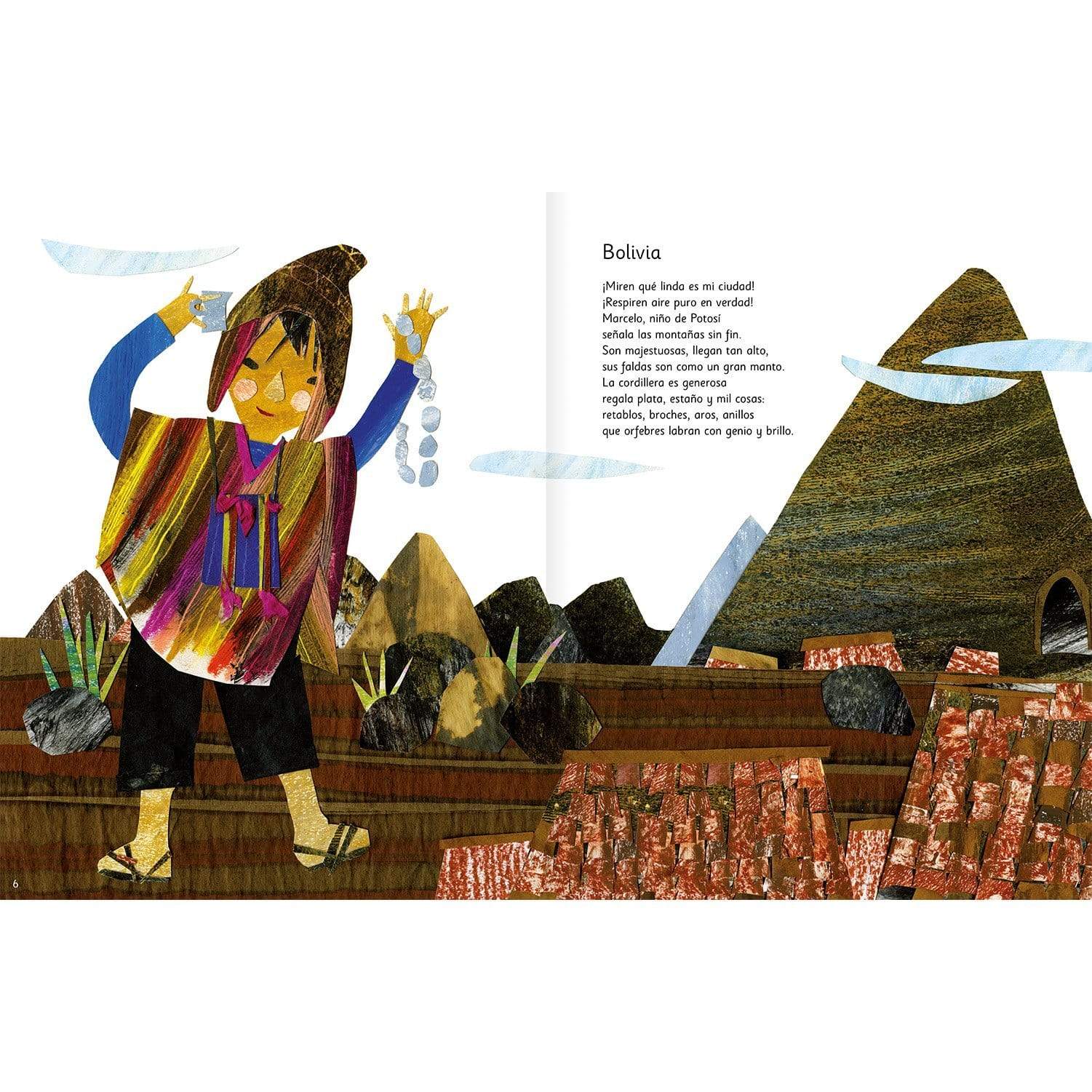 Interior libro "Niños de América"