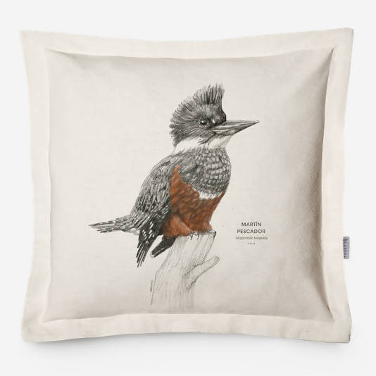 FUNDA COJÍN MARTÍN PESCADOR