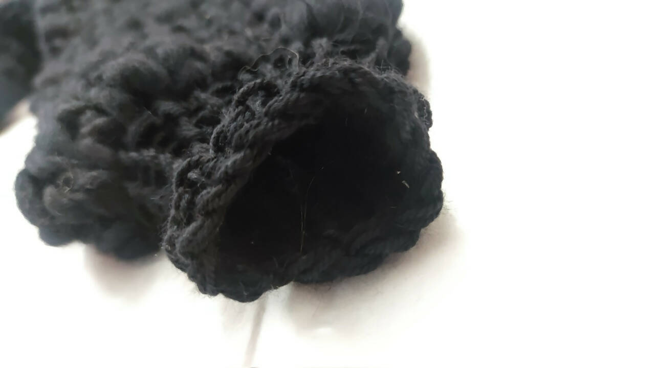 Abrigo andino de lana de vellón
