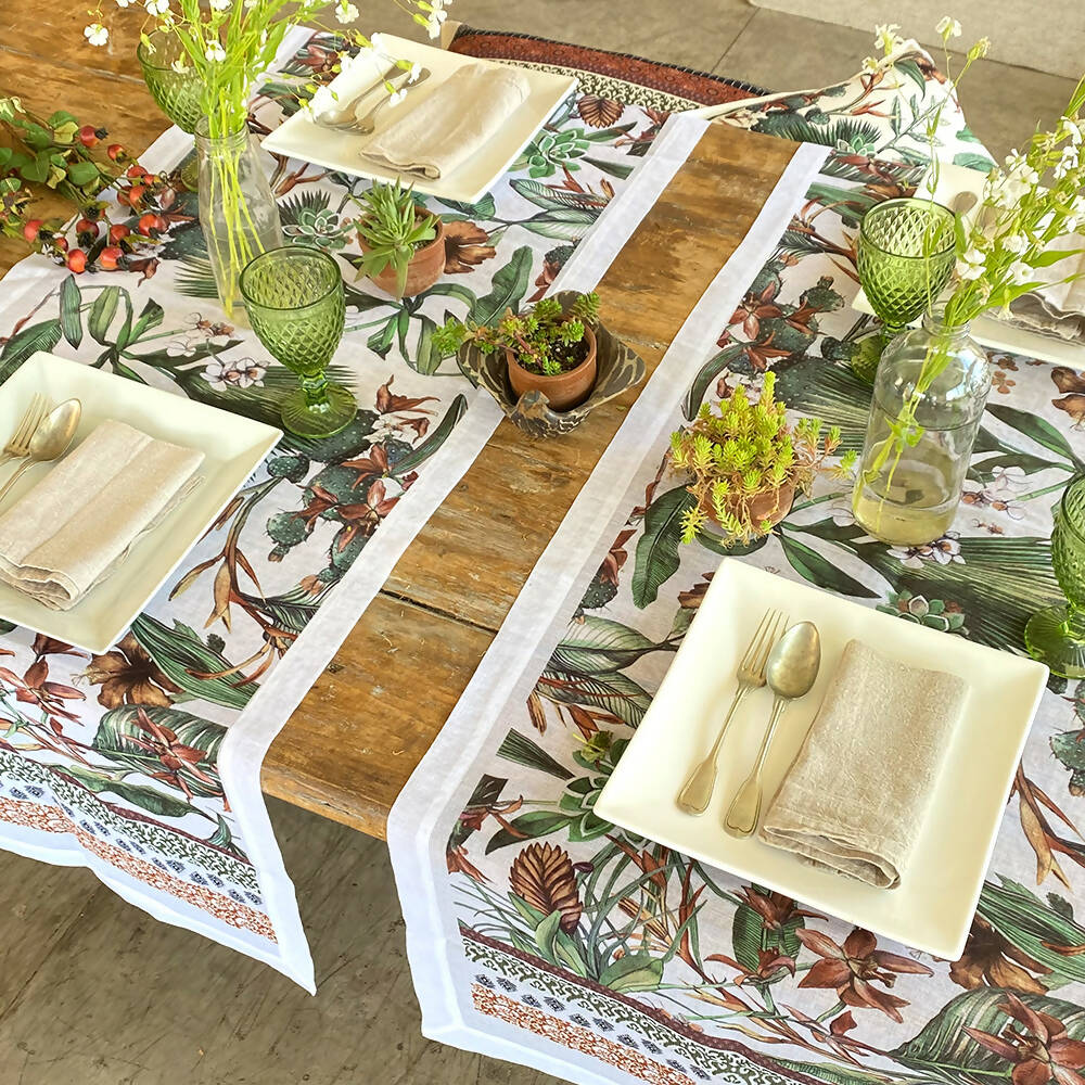 Camino de mesa velo organza El Kongo