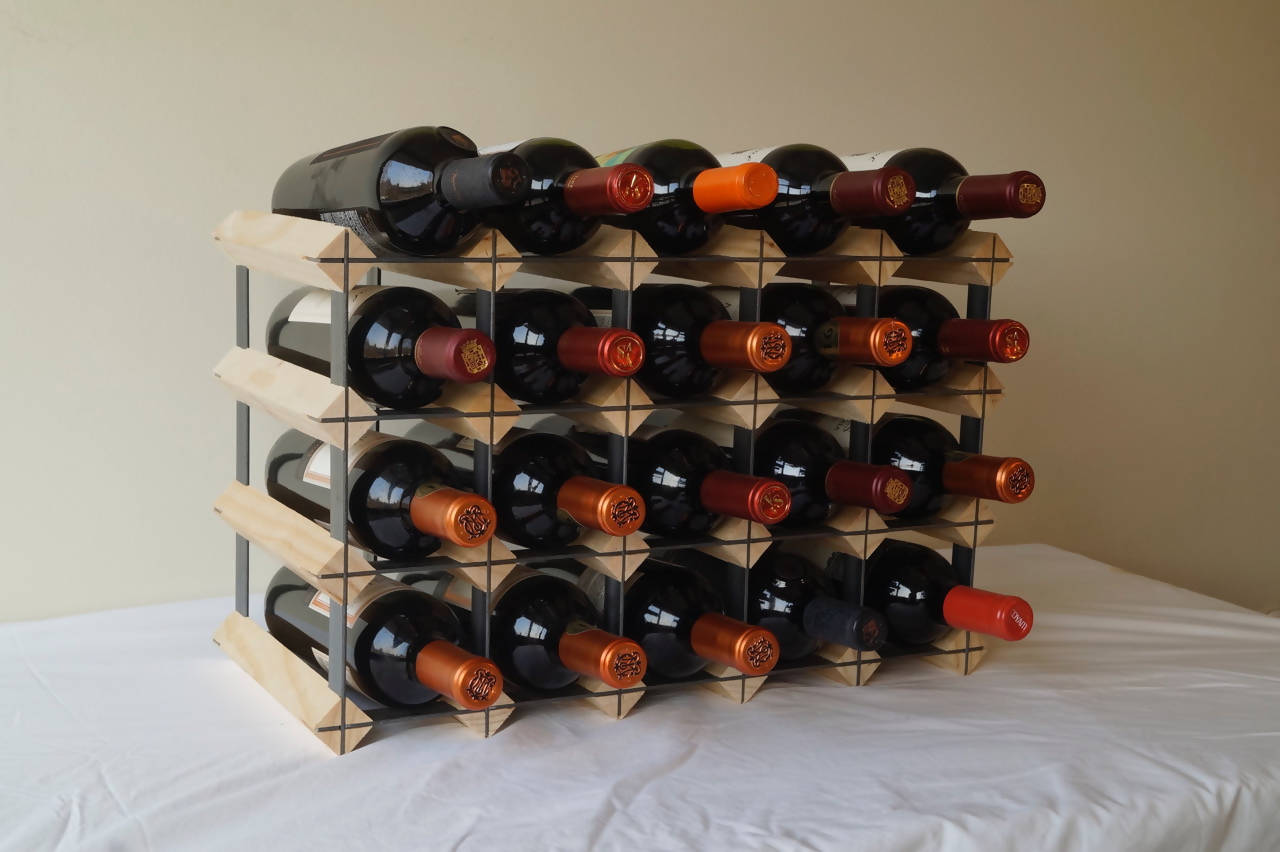 Rack para 20 botellas de vino