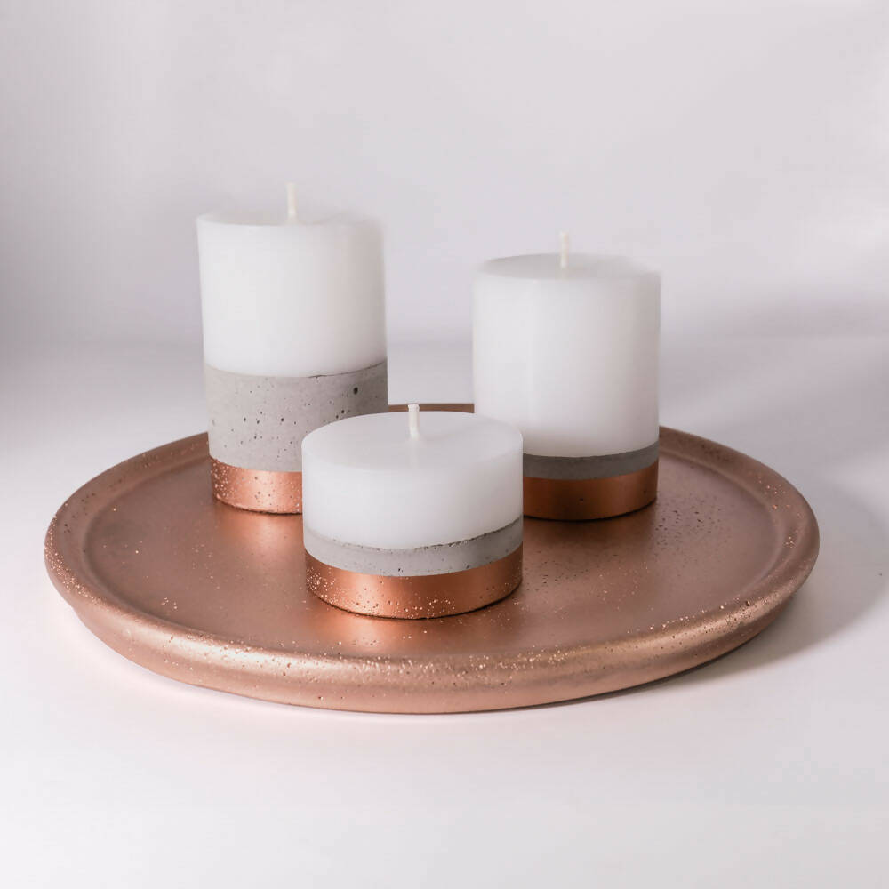 Conjunto 22B Bandeja Cobre Küme