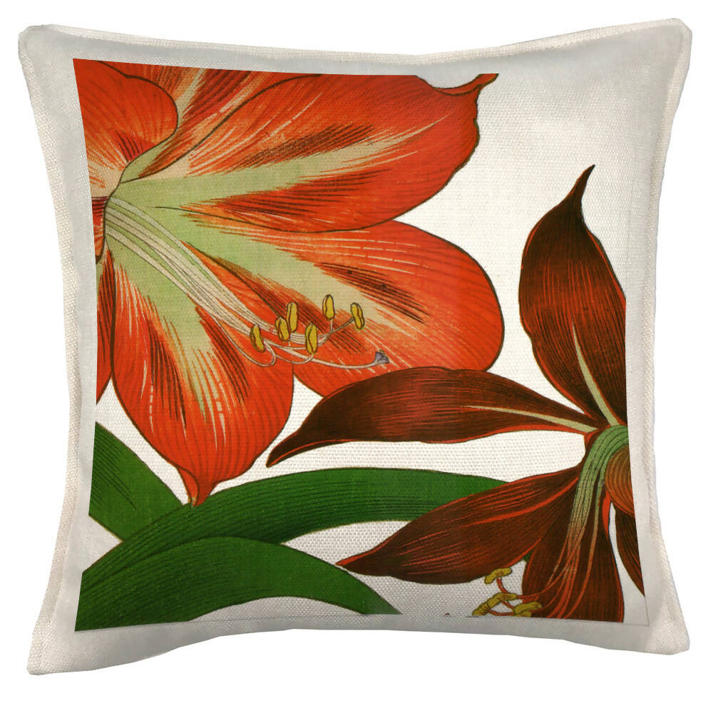 Cojín Lilium rojo - 45 x 45