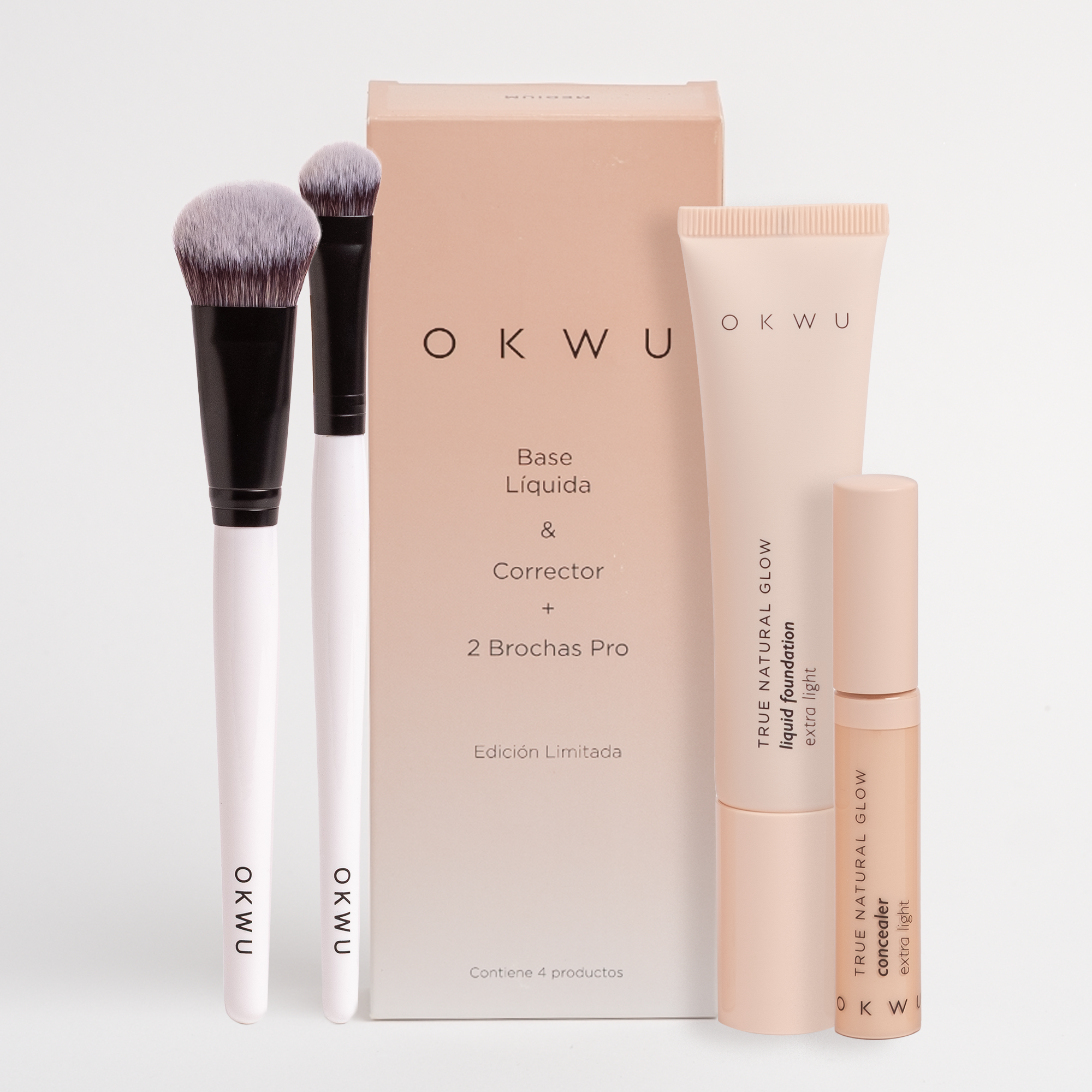 Base + Corrector + 2 Brochas Pro Set