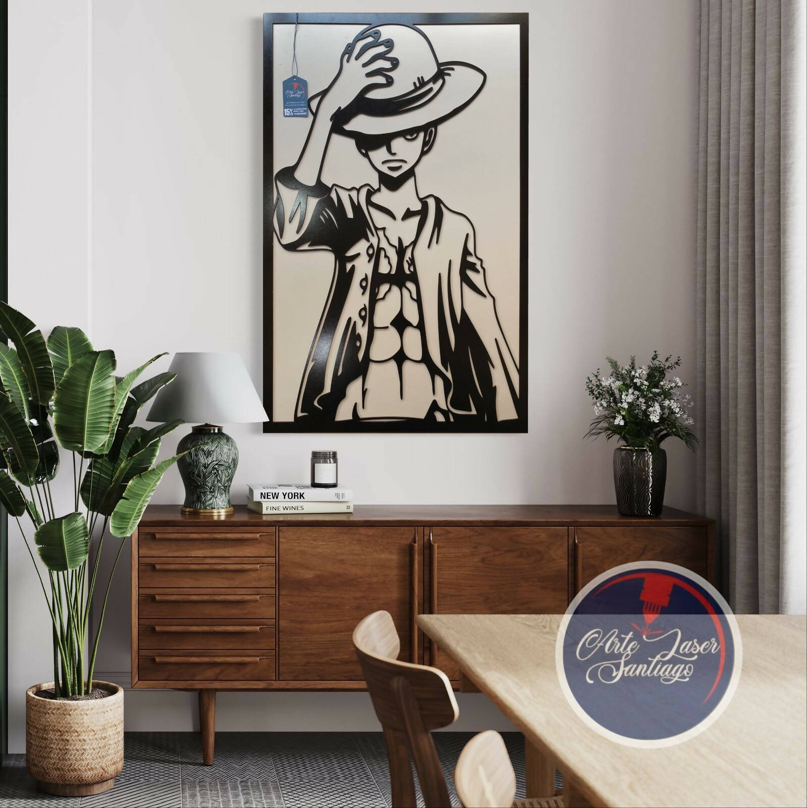 (A PEDIDO) Cuadro Diseño Luffy 100x64cm