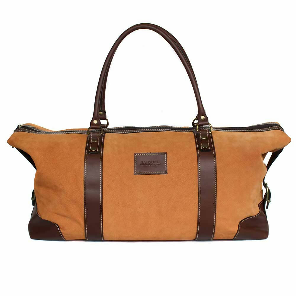 Bolso cuero carpincho Raiquen hecho a mano