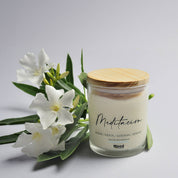 VELA DE CERA DE SOJA DE AROMATERAPIA MEDITACIÒN