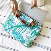 Bolso de notebook sustentable 13" y 14" pulgadas botánico Paper Home