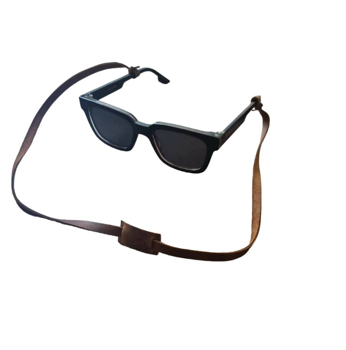 Strap Cuero Café Liso 3