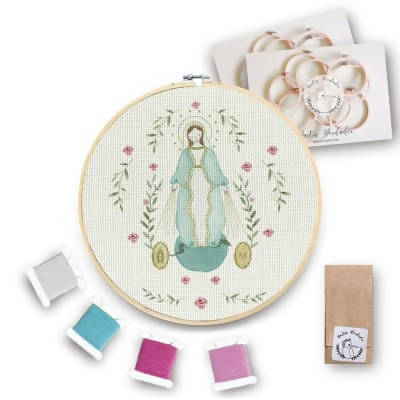 Mini Kit para bordar Virgen de los Rayos