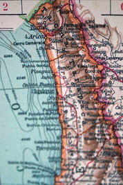 Chile y Argentina en 1929 - Lámina - Mappin