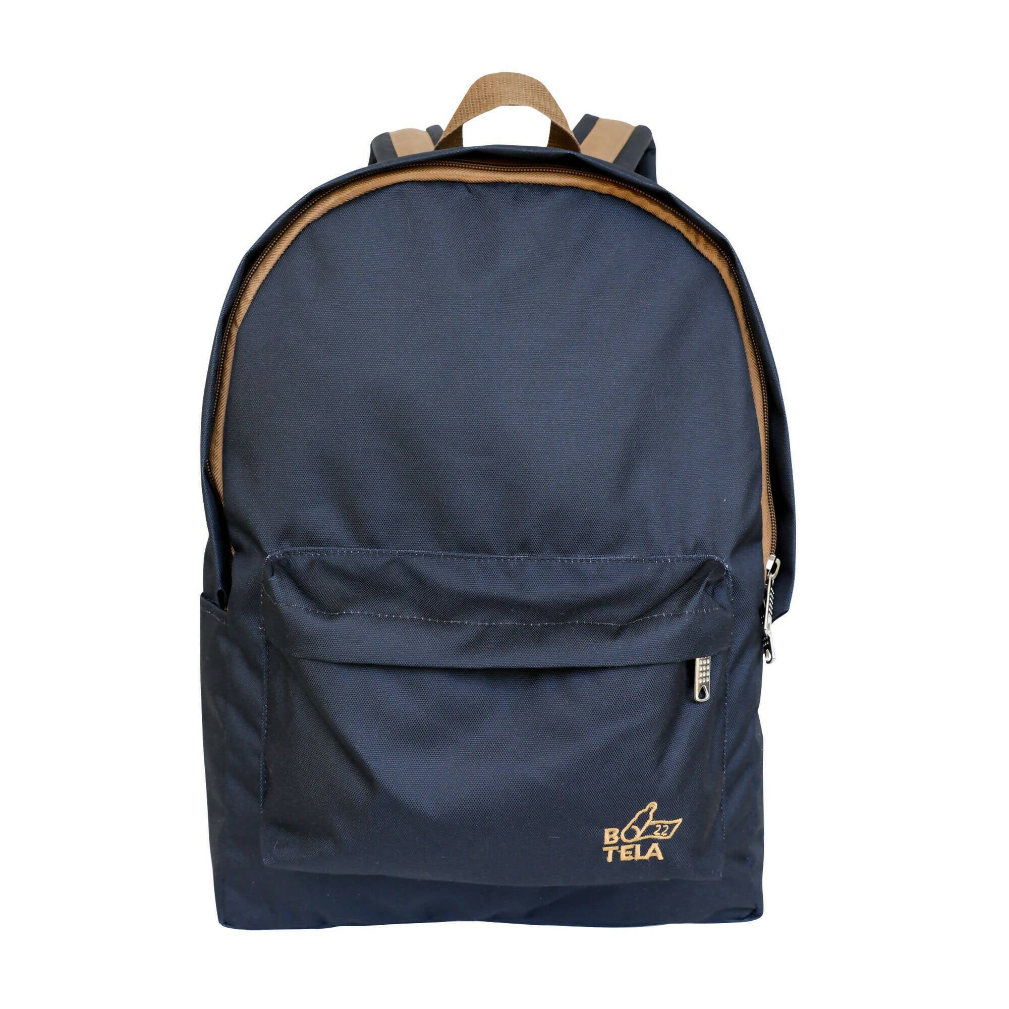 Mochila clásica escolar sustentable negra.