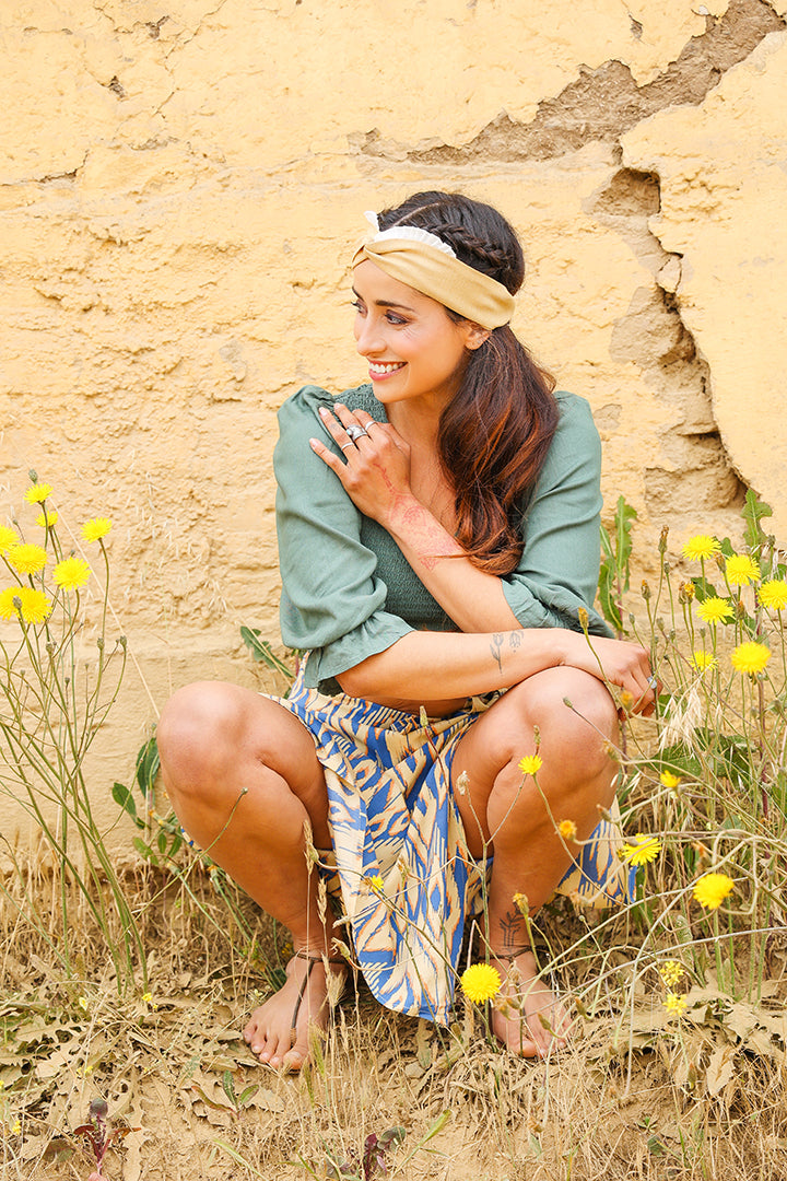 Cintillo Kid Turbante Crudo Solid