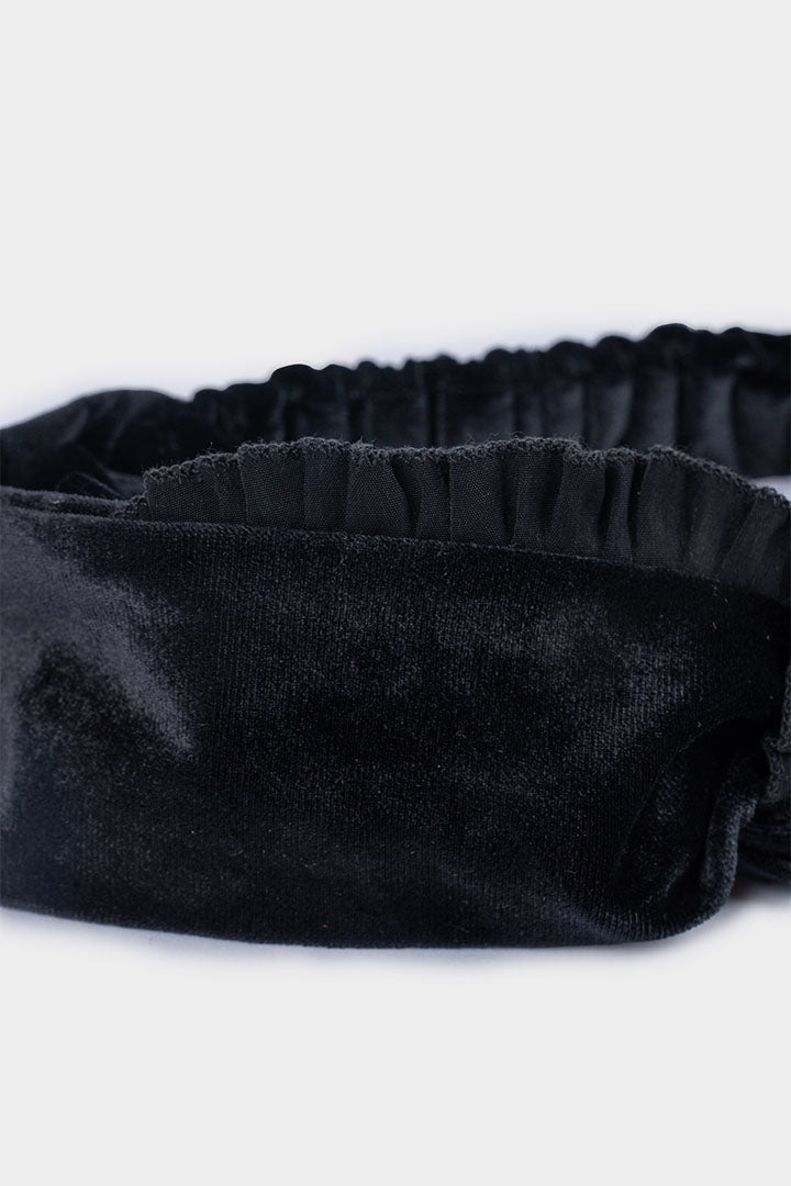 Cintillo Kid Turbante Negro Velvet