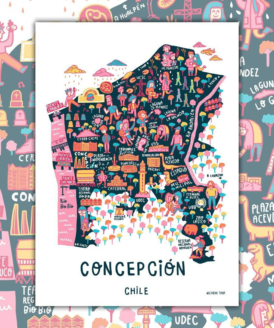 Concepción Ilustrado - Lámina - Mappin