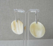 ARO PLATA GANCHO CÍRCULO CUERNO CLARO